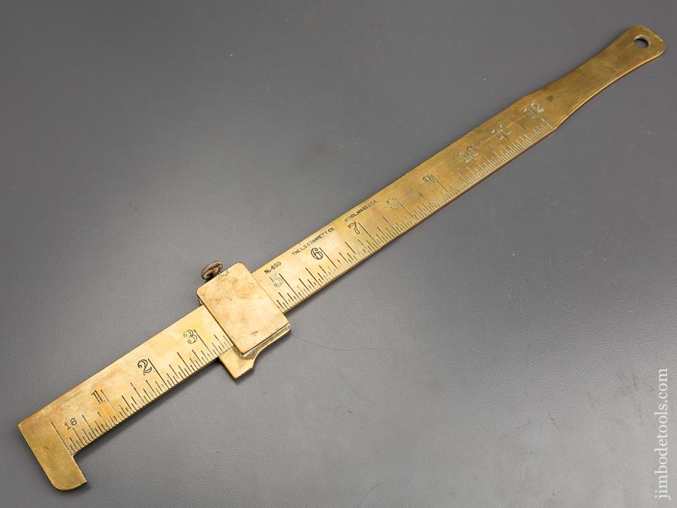 STARRETT No. 465 Brass Blacksmith’s Caliper Rule - 84198