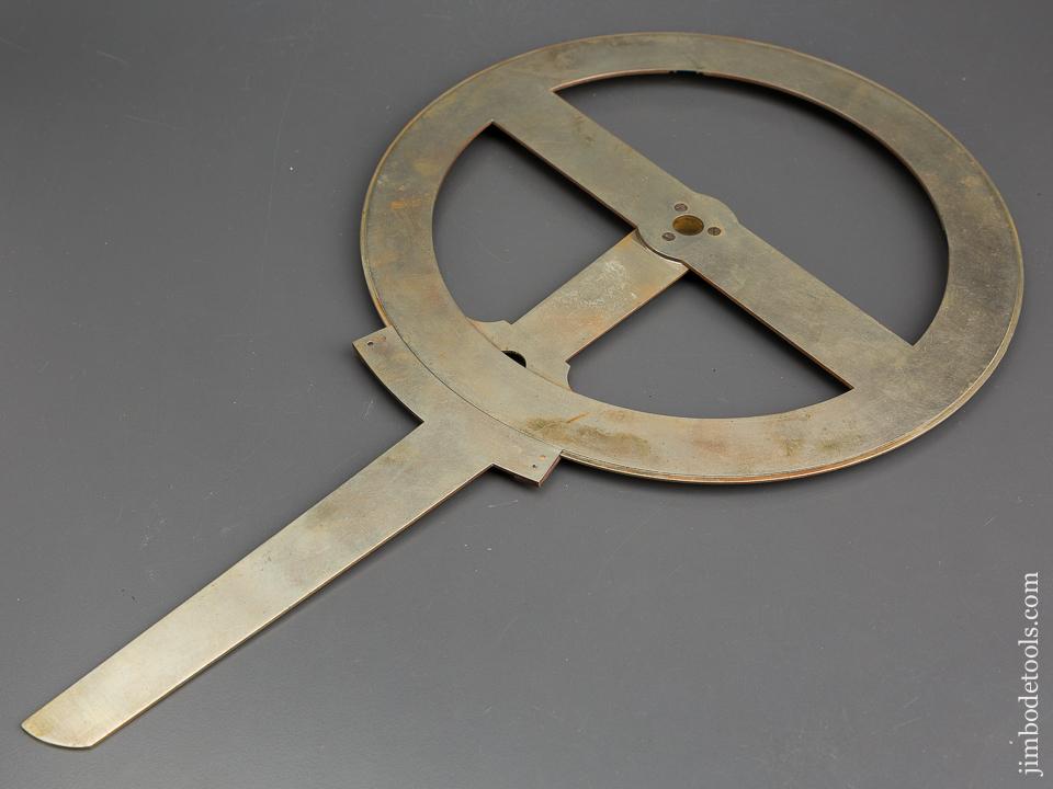 17 inch DIETZGEN German Silver Protractor - 84199