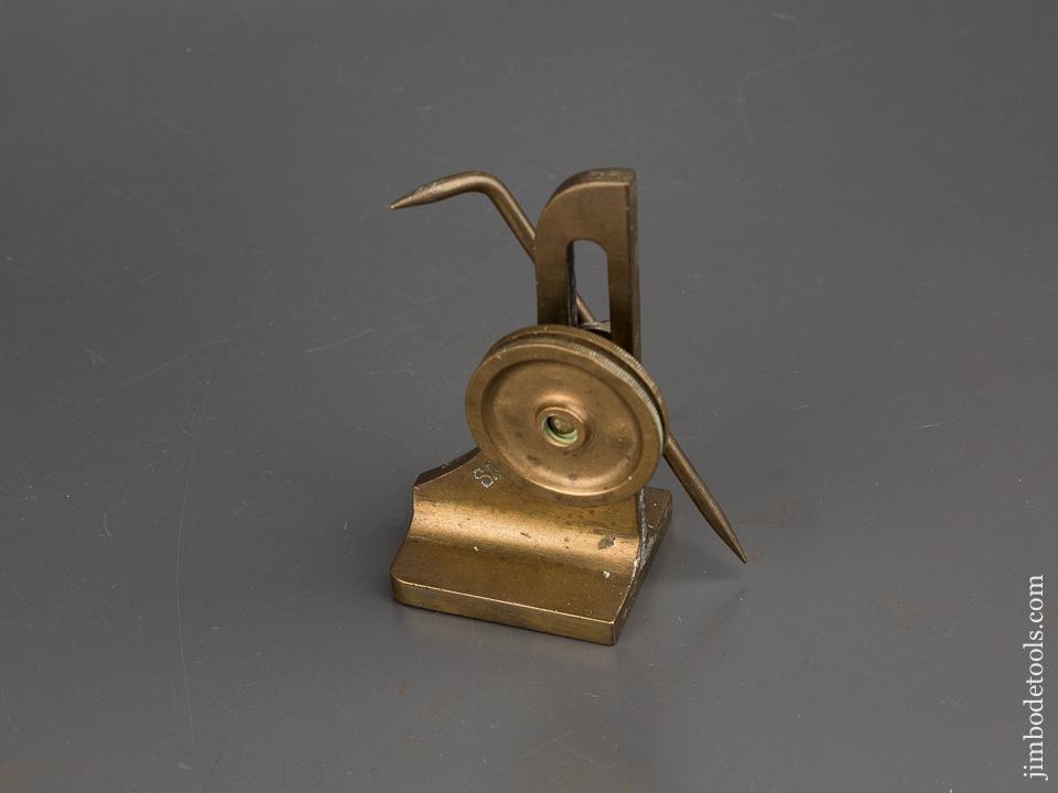 4 3/4 inch Tall Solid Brass Surface Gauge - 84213