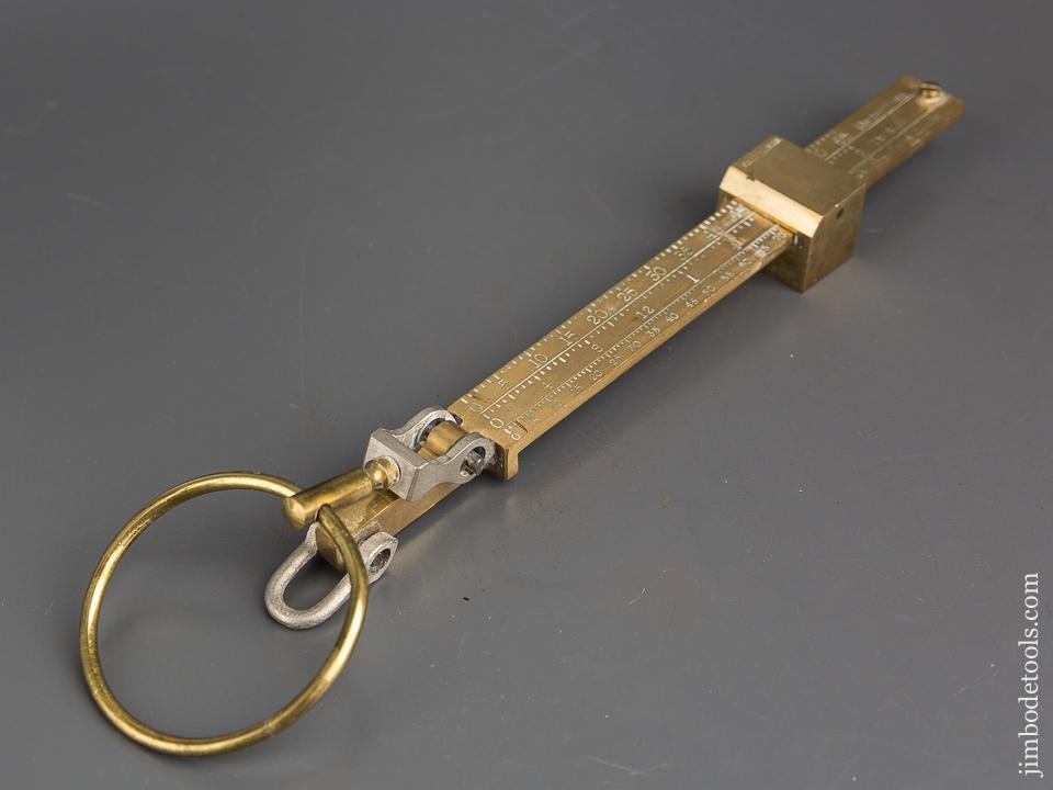 Twelve inch FAIRBANKS Brass Scale - 84214