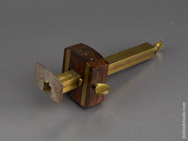 Extra Fine! STANLEY No. 92 Butt & Rabbet Gauge Type One PAT. PEN'G Complete! With Both Shoes - 84215
