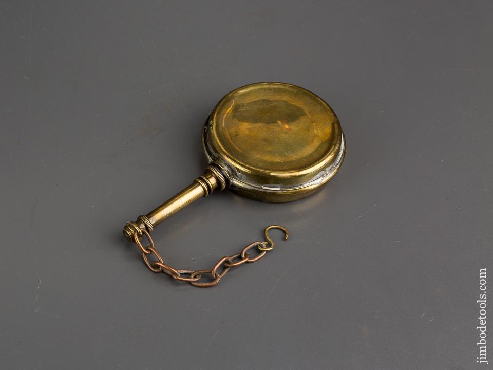 Three inch Wide Brass Oil Can - 84218