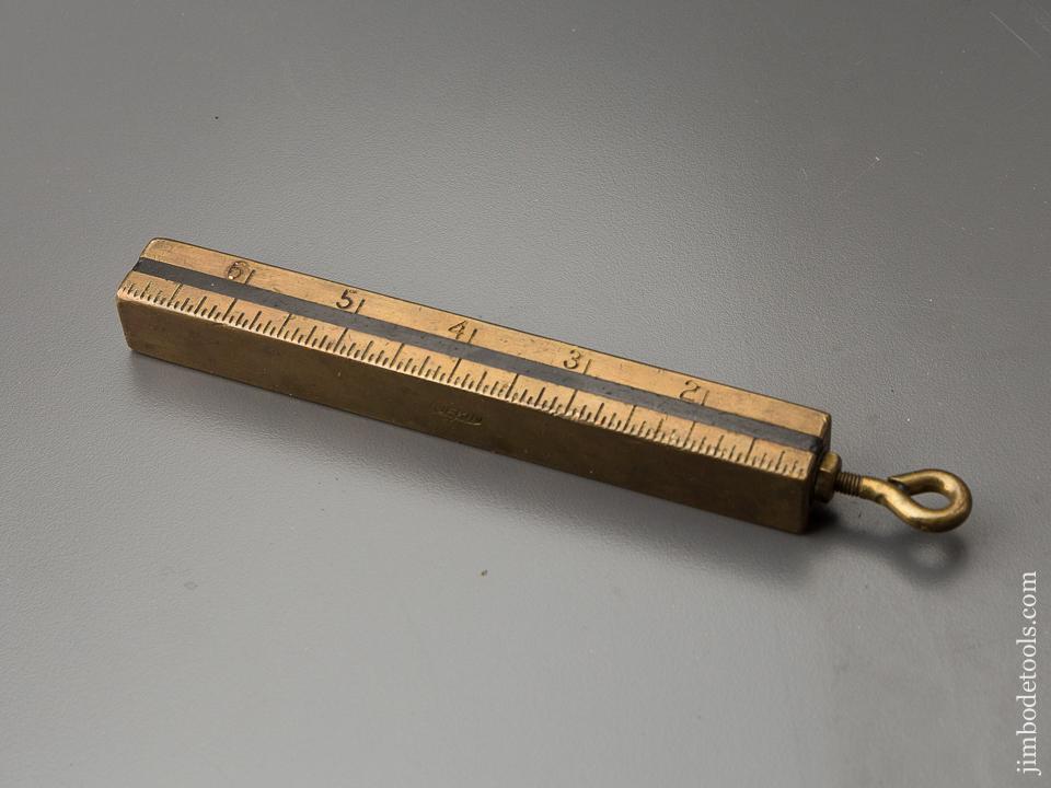 Solid Brass Six inch LUFKIN Tank Plumb Bob - 84227