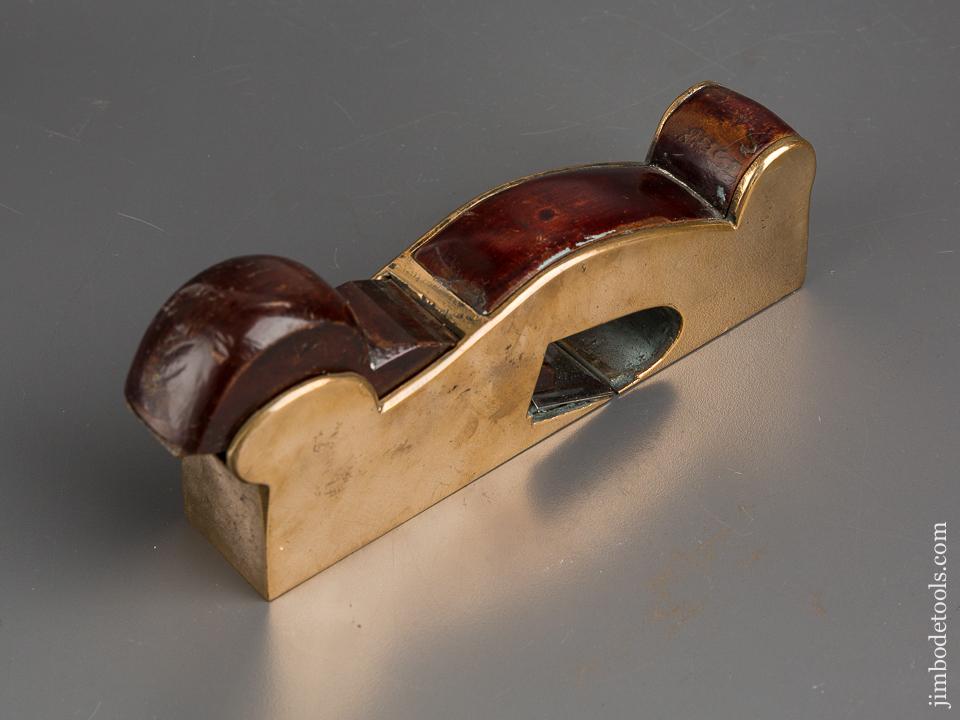 Pretty 1 1/2 x 7 3/4 inch Brass Shoulder Plane - 84241