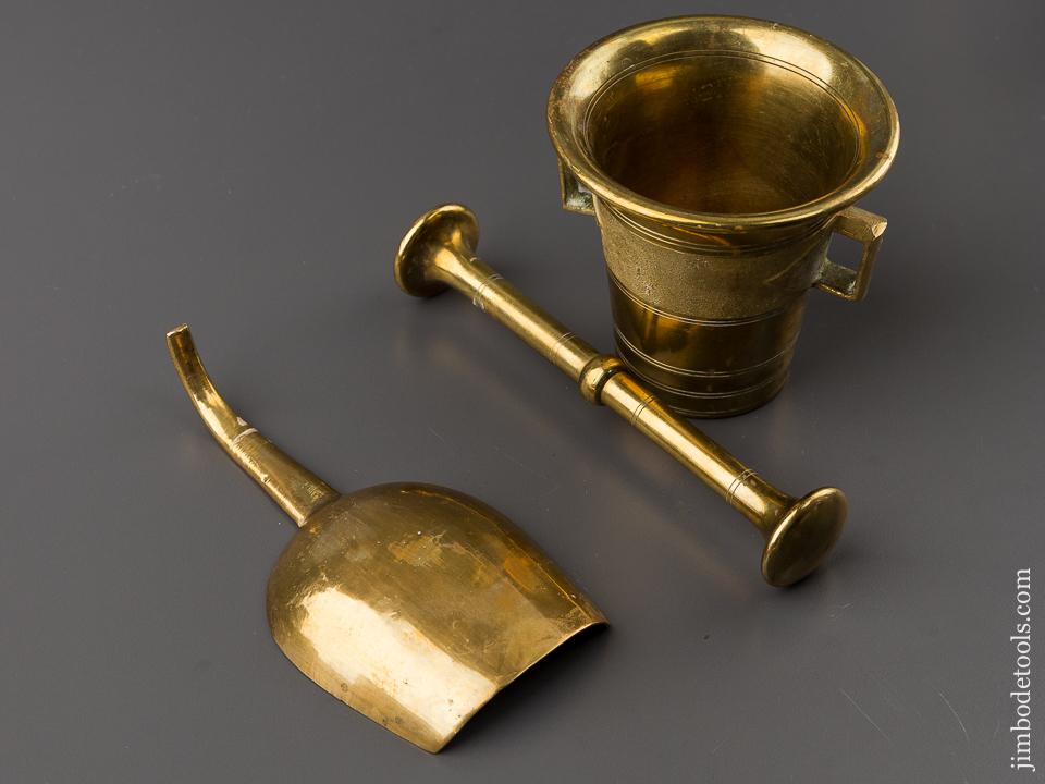 Small SKULTUNA No. 4 Mortar, Pestle, and Shovel - 84246