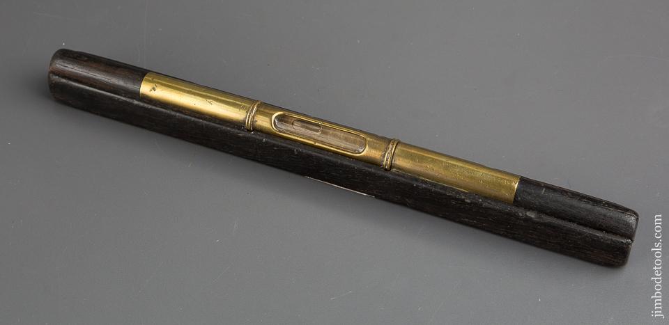 Rare! MATHIESON No. 18C Ebony & Brass Eclipse Level - 84247
