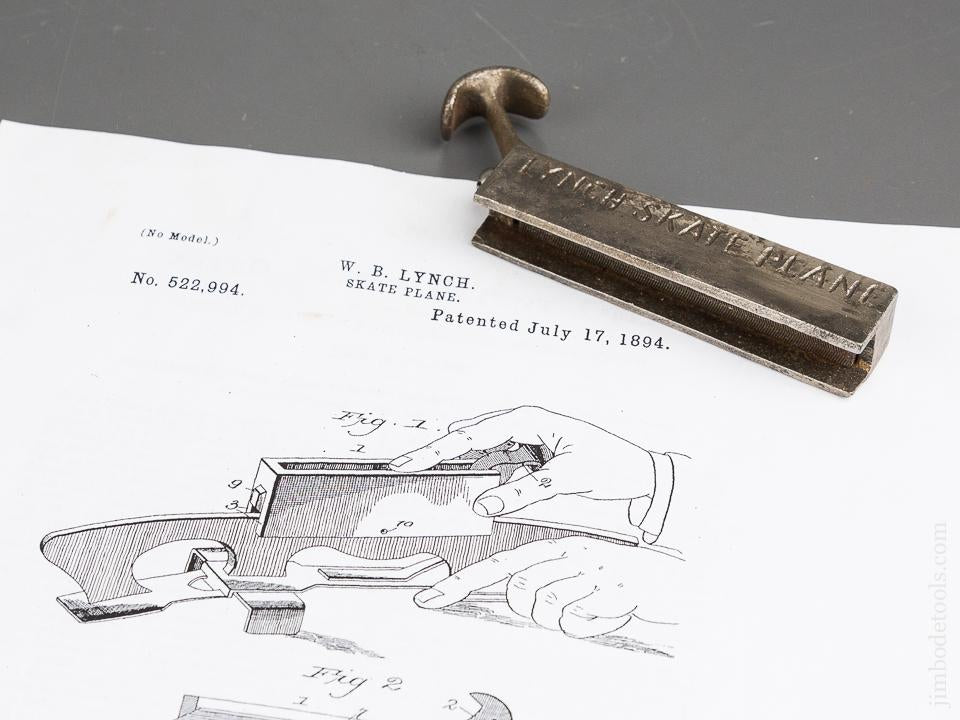 LYNCH Patent July 17, 1894 Skate Plane - 84256R
