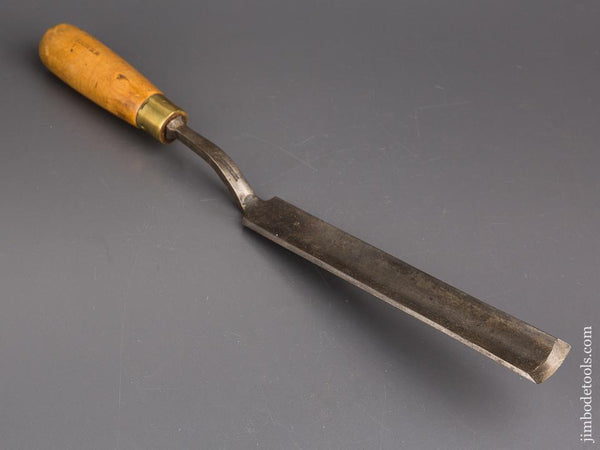 1 1/8 x 15 inch MARPLES Boxwood Handled Crank Neck Gouge - 84257R