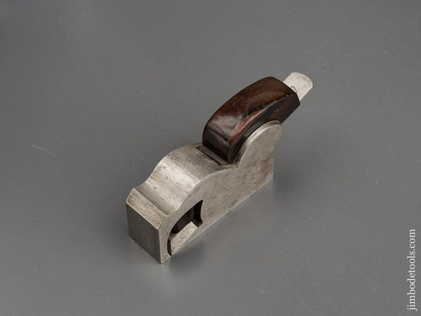 Crisp 3 3/4 x 1 1/8 inch Rosewood and Steel SLATER Bull Nose Plane -  84269R