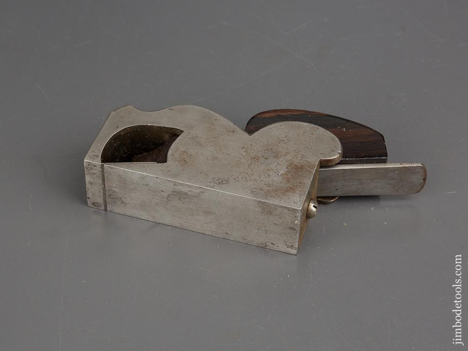 Crisp 3 3/4 x 1 1/8 inch Rosewood and Steel SLATER Bull Nose Plane -  84269R