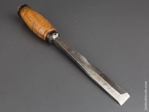 Heavy 1 1/4 x 15 inch Dutch Framing Chisel Signed 