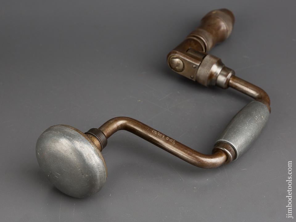 Rare STANLEY No. 929 Bit Brace with Aluminum Handles - 84277R