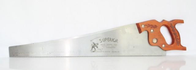 Mint Saw With Fly Fisherman Etch - 5047