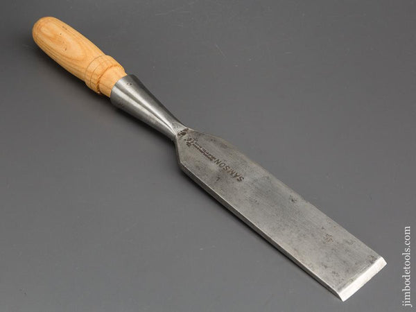 1 3/4 x 14 3/4 inch Double Marked MARPLES SAMSON Socket Firmer Chisel - 84287
