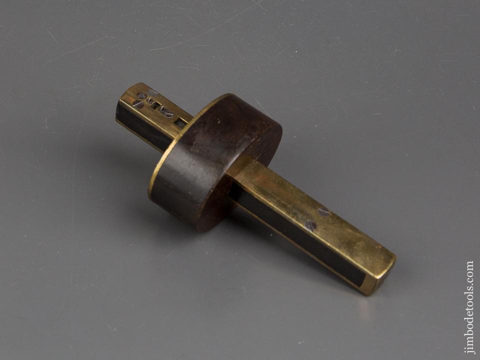 6 1/4 inch Ebony & Brass ULTIMATUM Mortise Gauge - 84291