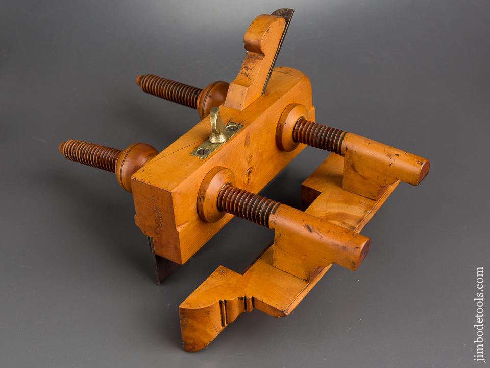 Good User Boxwood Plow Plane by E.F. SEYBOLD Cincinnati OHIO circa 1836-52 - 84301