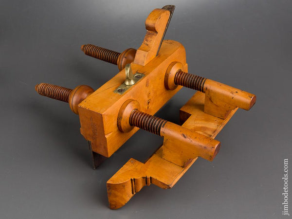 Good User Boxwood Plow Plane by E.F. SEYBOLD Cincinnati OHIO circa 1836-52 - 84301