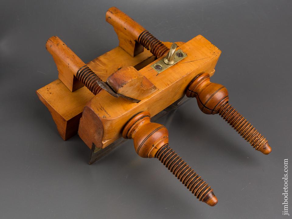 Good User Boxwood Plow Plane by E.F. SEYBOLD Cincinnati OHIO circa 1836-52 - 84301