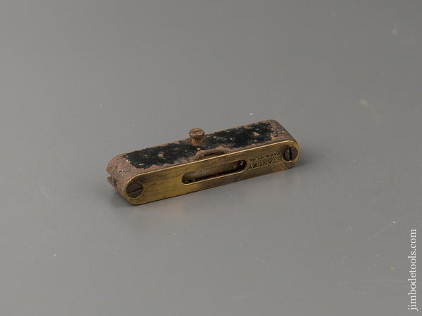 Scarce Three inch STANLEY No. 46 Pocket Level - 84312