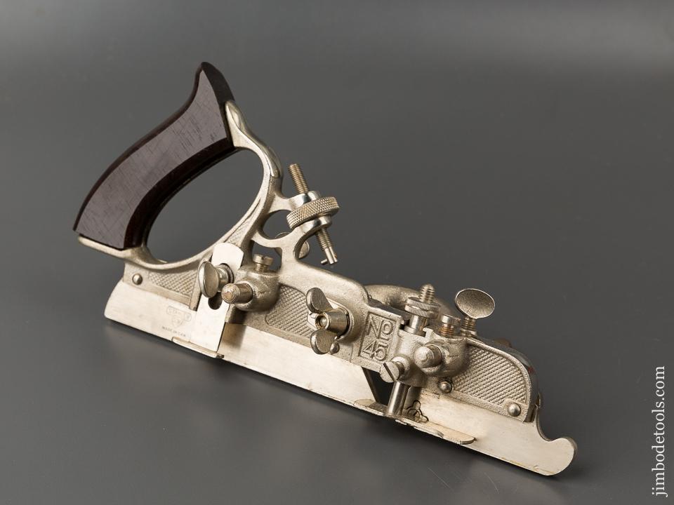 MINT & Unused! STANLEY NO. 45 Combination Plane 100% COMPLETE in Original Box SWEETHEART - 84360