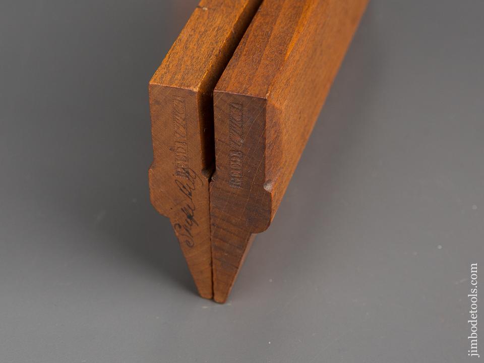DEAD MINT  Pair of REED UTICA NY Side Rabbet Planes circa 1820-1894 UNUSED! - 84375U