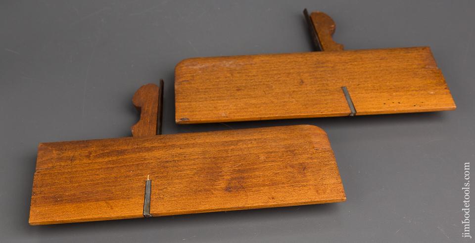DEAD MINT  Pair of REED UTICA NY Side Rabbet Planes circa 1820-1894 UNUSED! - 84375U