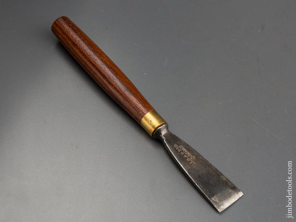 1 x 8 1/2 inch S.J. ADDIS No. 1 Sweep Rosewood Handled Carving Gouge - 84404