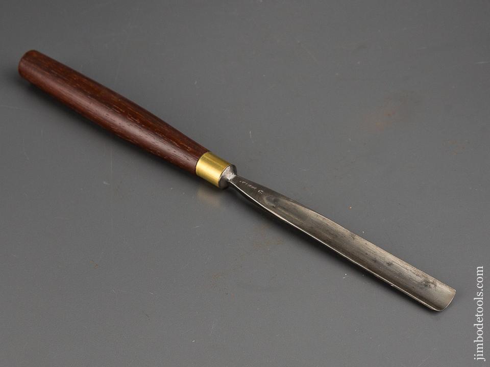 5/8 x 10 3/8 inch ADDIS No. 6 Sweep Rosewood Handled Carving Gouge - 84422