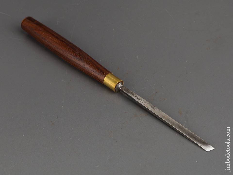 1/4 x 9 3/4 inch ADDIS Rosewood Handled Skewed Carving Chisel - 84426