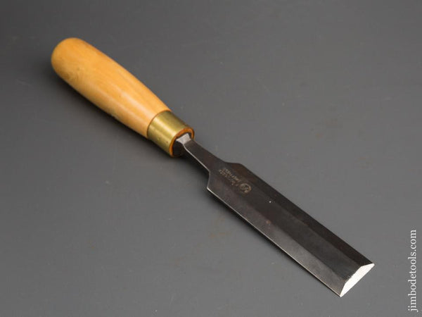 1 1/4 x 11 1/2 inch WOODCOCK SHEFFIELD Boxwood Handled English Paring Chisel - 84428