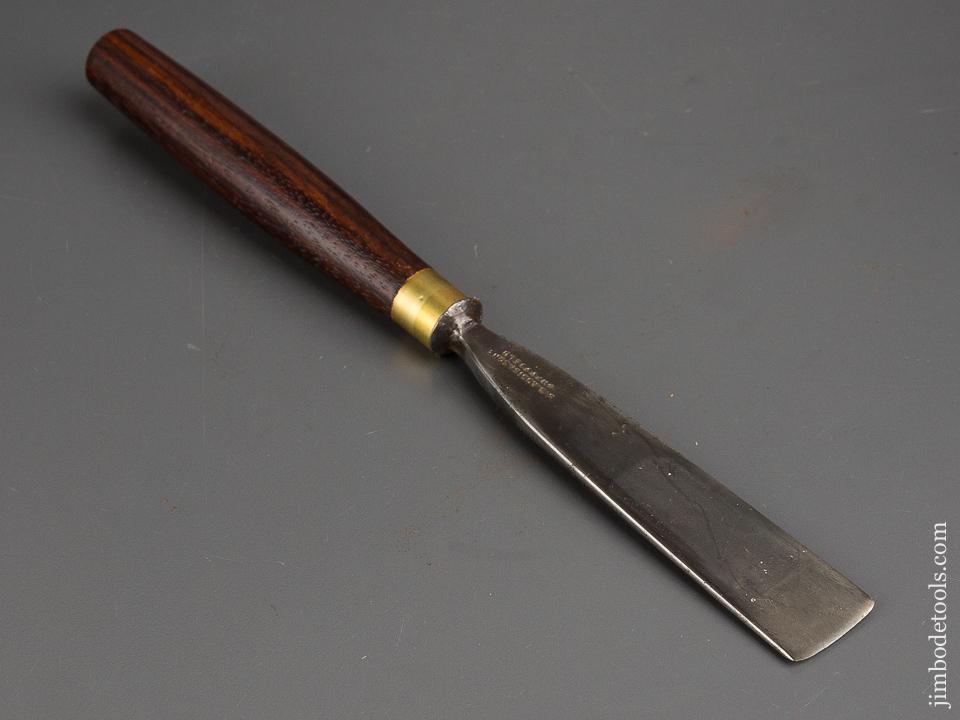 Fat 1 x 10 1/4 inch ADDIS Rosewood Handled No. 3 Sweep Carving Gouge - 84441