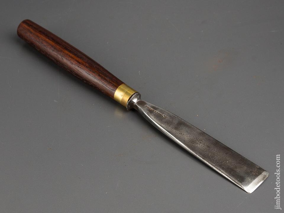 Fat 1 x 10 1/4 inch ADDIS Rosewood Handled No. 3 Sweep Carving Gouge - 84441
