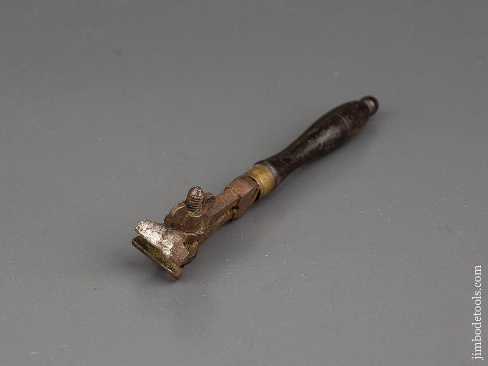 Stunning! 18th Century 4 1/2 inch Rosewood Handled Hand Vise - 84464RU