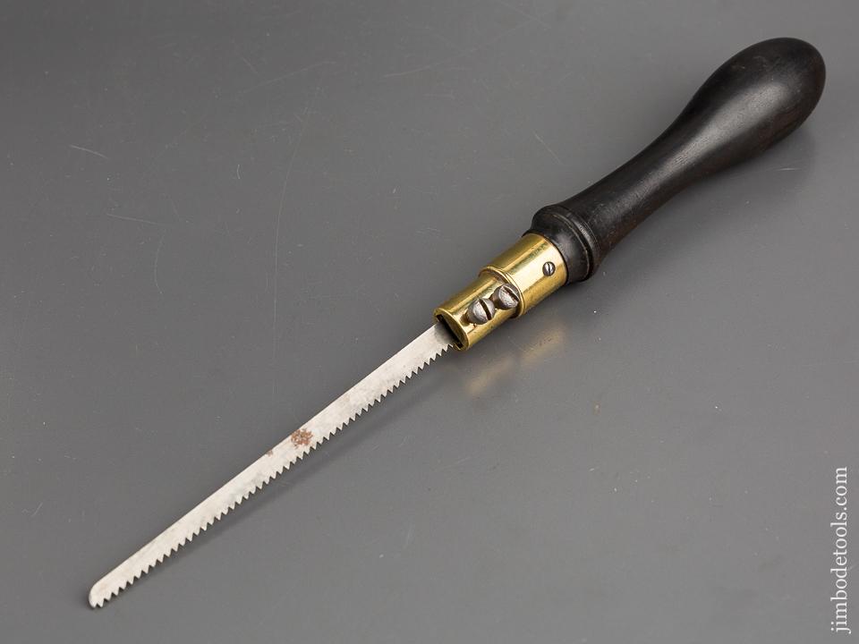 Lovely Ebony & Brass Pad Saw - 84484R