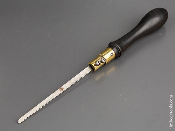 Lovely Ebony & Brass Pad Saw - 84484R