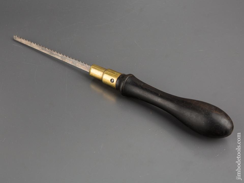 Lovely Ebony & Brass Pad Saw - 84484R