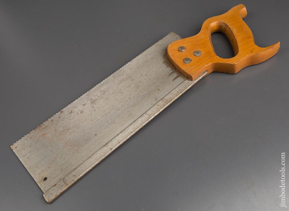 13 point 12 inch Rip DISSTON No. K-1 Back Saw NEW OLD STOCK - 84489