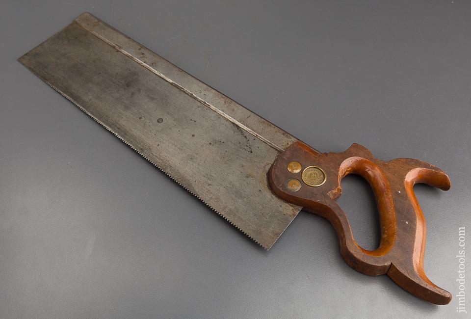Just Sharpened! 12 point 14 inch Rip E.C. ATKINS & CO. INDIANAPOLIS Back Saw - 84490R