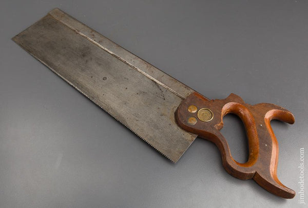 Just Sharpened! 12 point 14 inch Rip E.C. ATKINS & CO. INDIANAPOLIS Back Saw - 84490R
