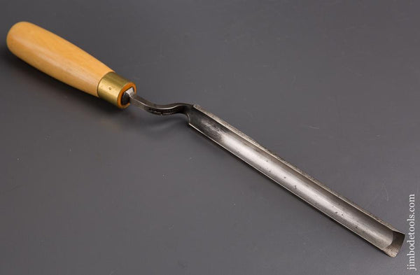 3/4 x 15 inch ROBt SORBY Boxwood Handled Crank Neck Gouge - 84503