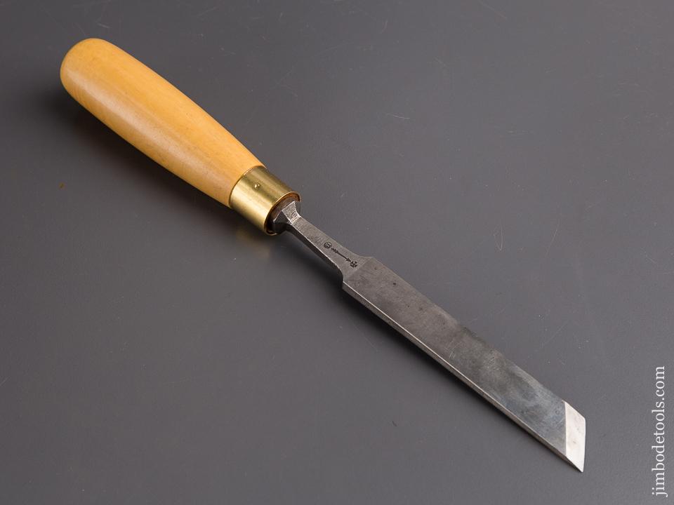 3/4 x 11 3/4 inch W. BUTCHER Boxwood Handled Skew Chisel - 84504