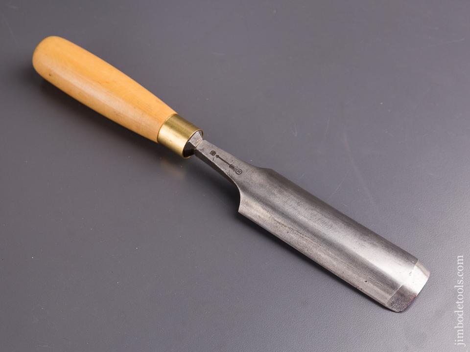 FINE 1 1/2 x 12 inch W. BUTCHER Boxwood Handled Gouge - 84506