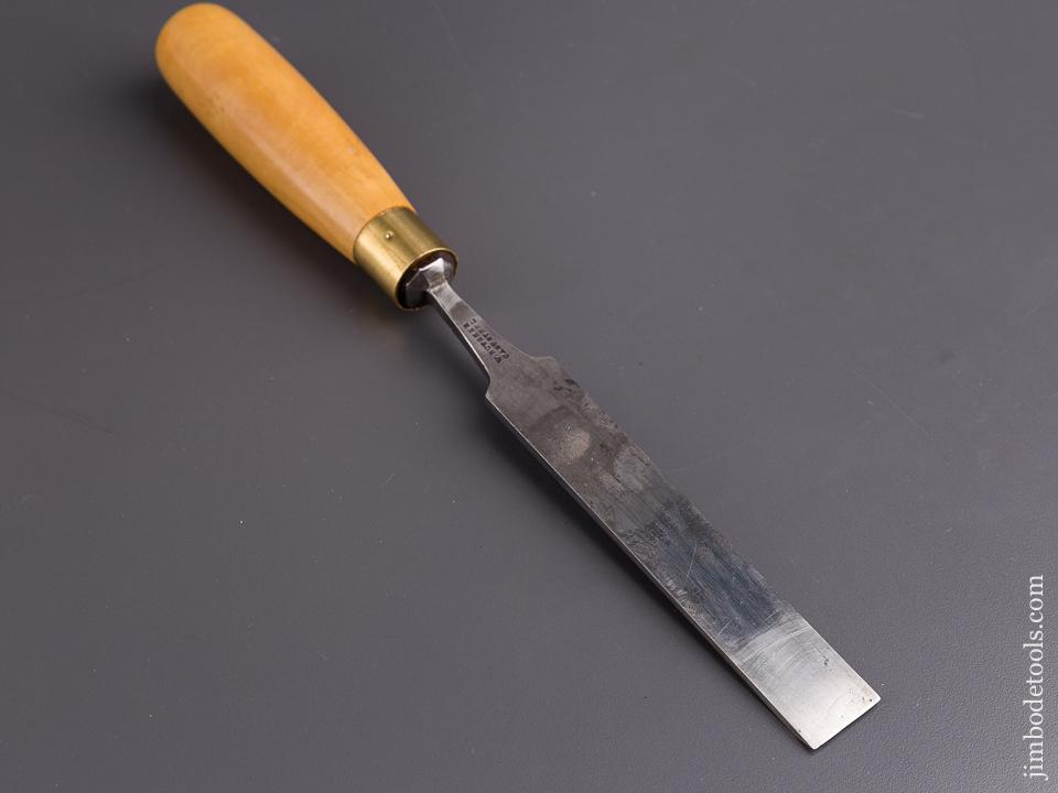 7/8 x 12 inch W. BUTCHER Boxwood Handled Tang Chisel - 84507