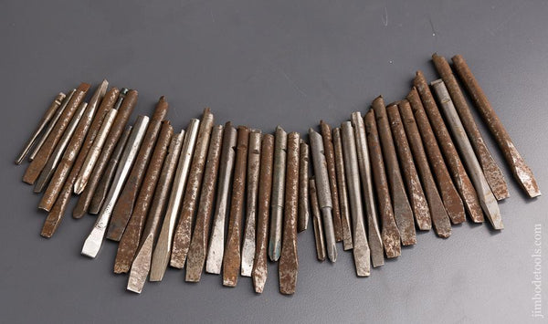 Forty Assorted YANKEE Screwdriver and Drill Bits - 84517