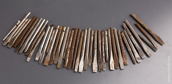 Forty Assorted YANKEE Screwdriver and Drill Bits - 84519