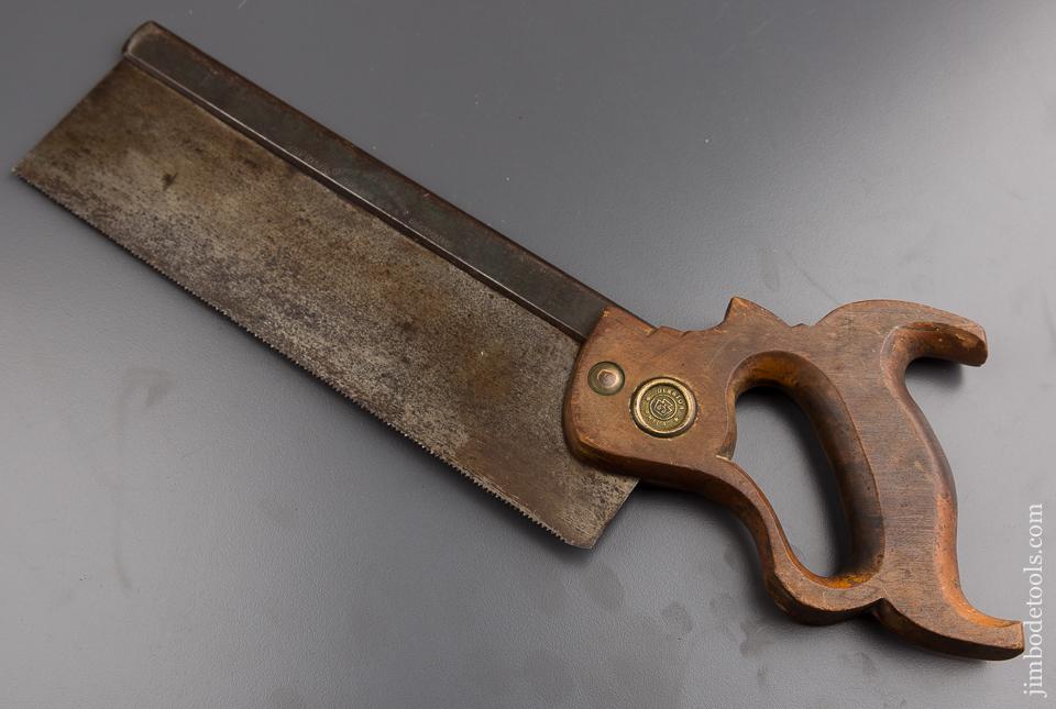 15 point 10 inch HENRY DISSTON & SONS circa 1917 Dovetail Saw - 84529