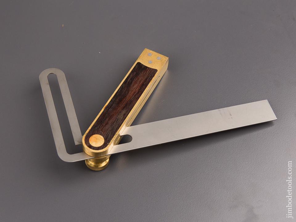 1997 BRIDGE CITY TOOL WORKS TB-4 Rosewood & Brass Complimentary Angle Bevel - 84535