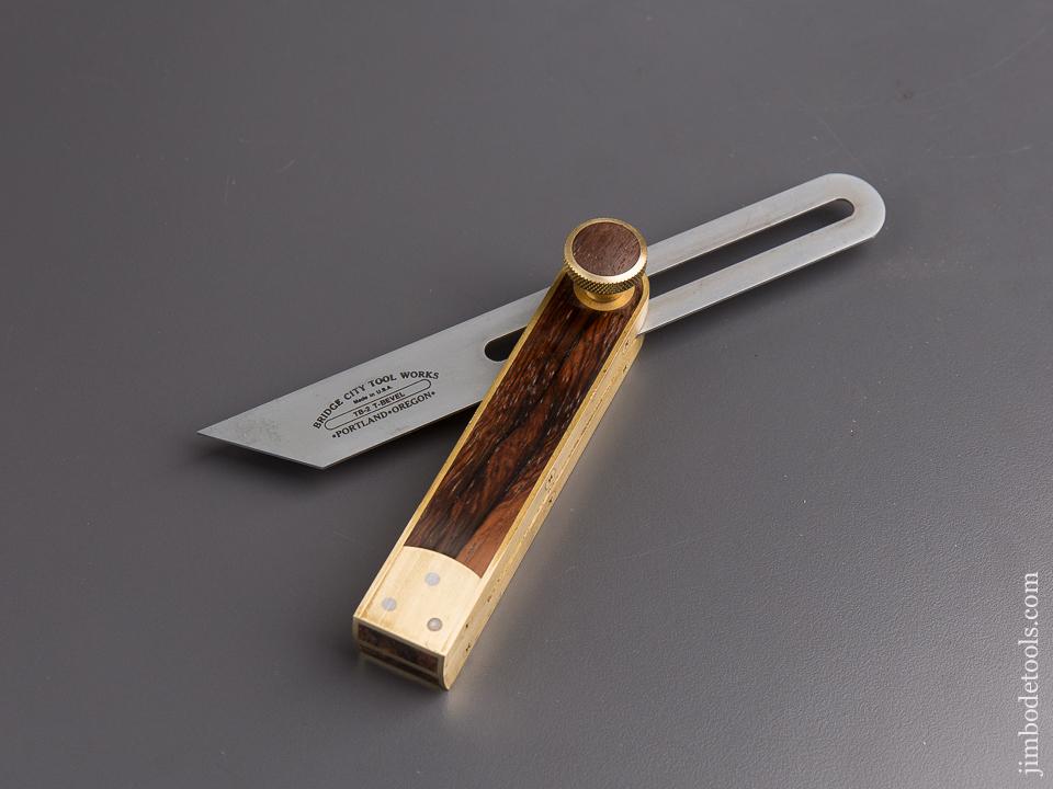 Seven inch Rosewood BRIDGE CITY TOOL WORKS TB-2 T Bevel - 84537