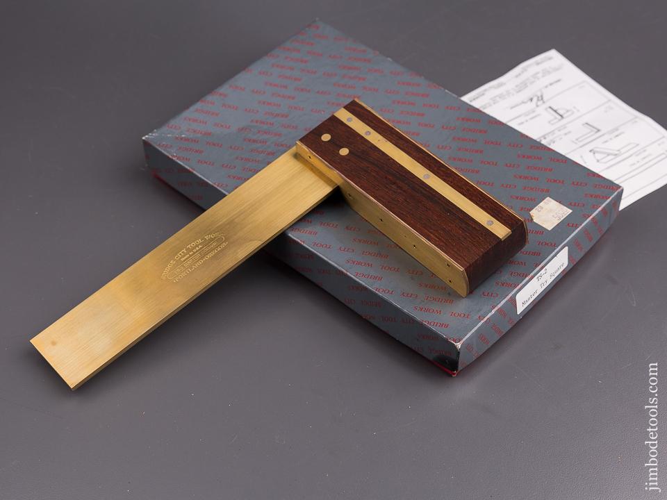 BRIDGE CITY TOOL WORKS TS-2 Try Square in Original Box - 84543