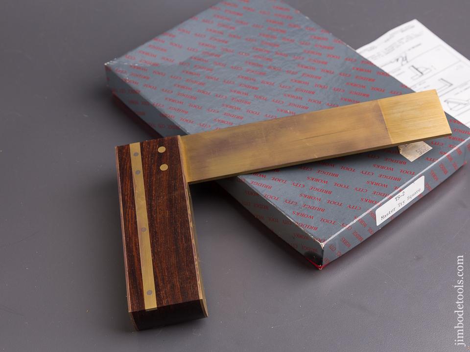 BRIDGE CITY TOOL WORKS TS-2 Try Square in Original Box - 84543